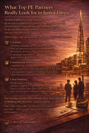 What Top PE Partners Really Look for in Junior Hires