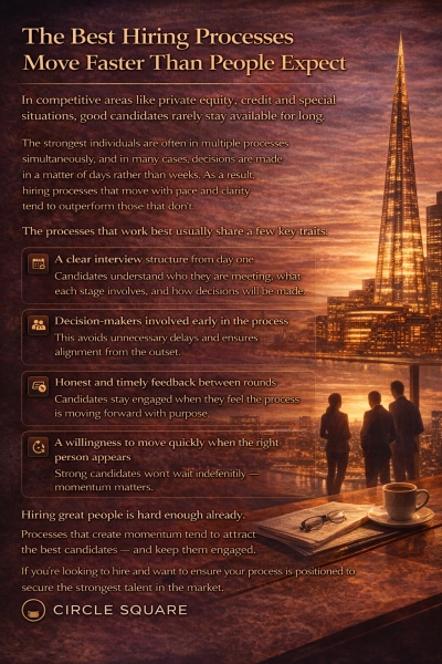 The Best Hiring Processes Move Faster Than People Expect