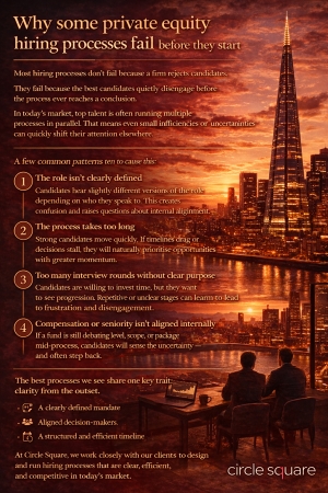 Why some private equity hiring processes fail before they start