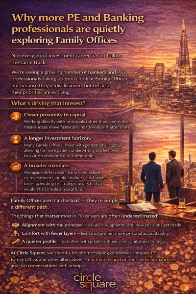 Why more PE and Banking professionals are quietly exploring Family Offices